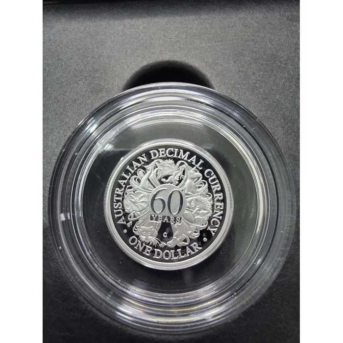 2026 $1 60TH ANNIVERSARY OF DECIMAL CURRENCY 'C' MINTMARK SILVER PROOF