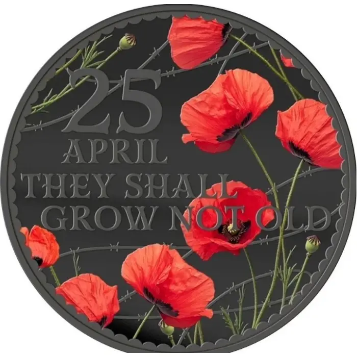2026 50¢ Gallipoli Remembrance - "They Shall Grow Not Old"  Coin Card (Limited)