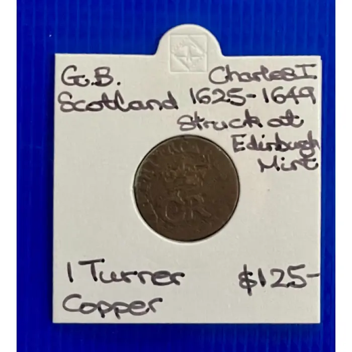 Great Britain (Scotland) – Charles I – Turner (Turner) – Copper