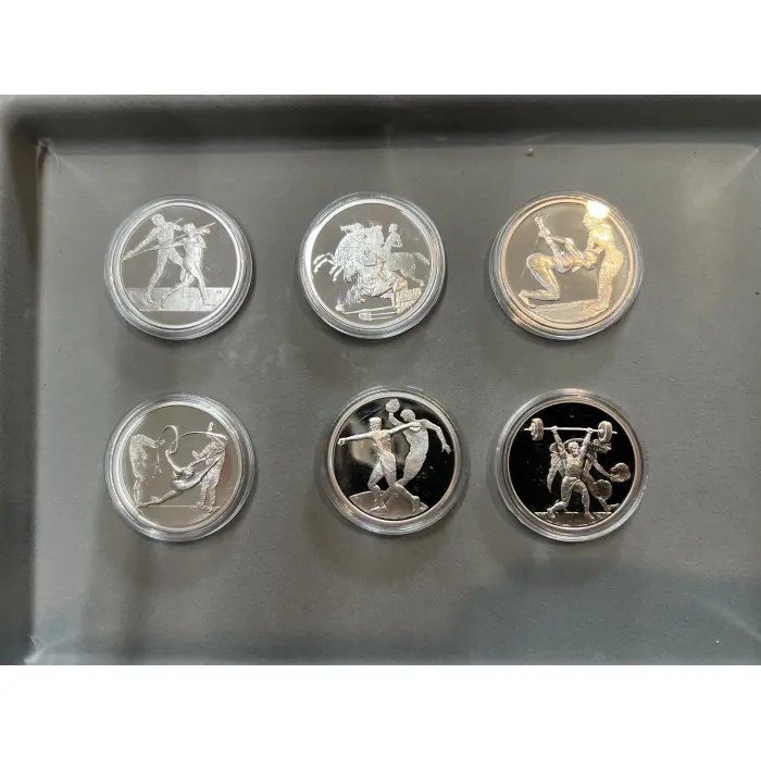 2004 Athens Olympic Games 6 Silver coins