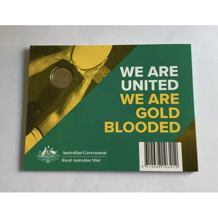 2019 $2 WALLABIES COIN IN FOLDER