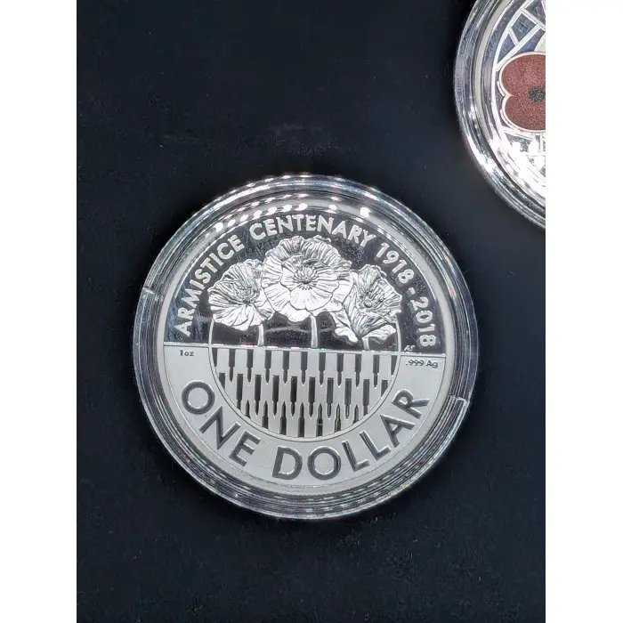 2018 Armistice Centenary Three Coin Silver Proof Set