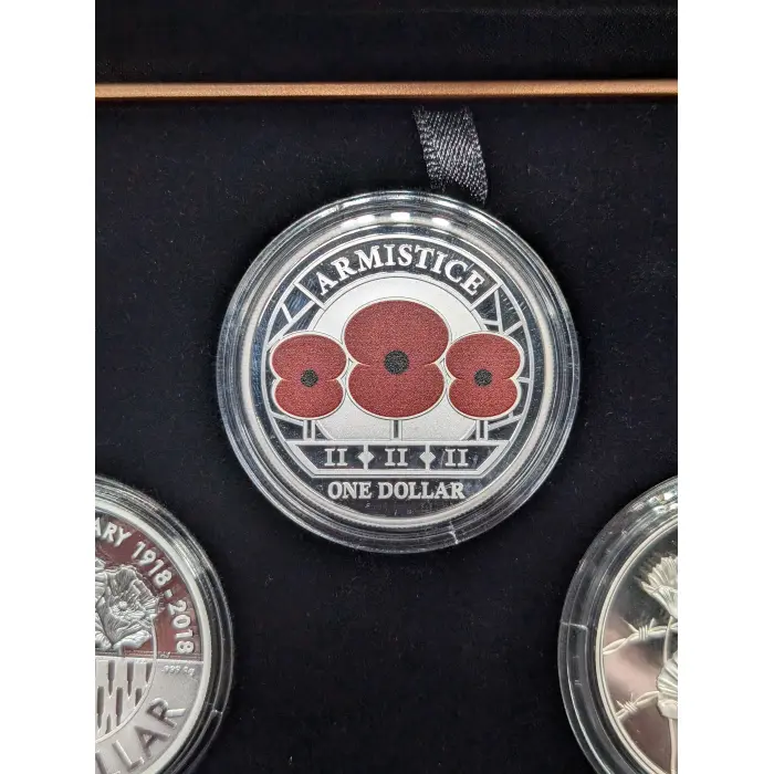 2018 Armistice Centenary Three Coin Silver Proof Set