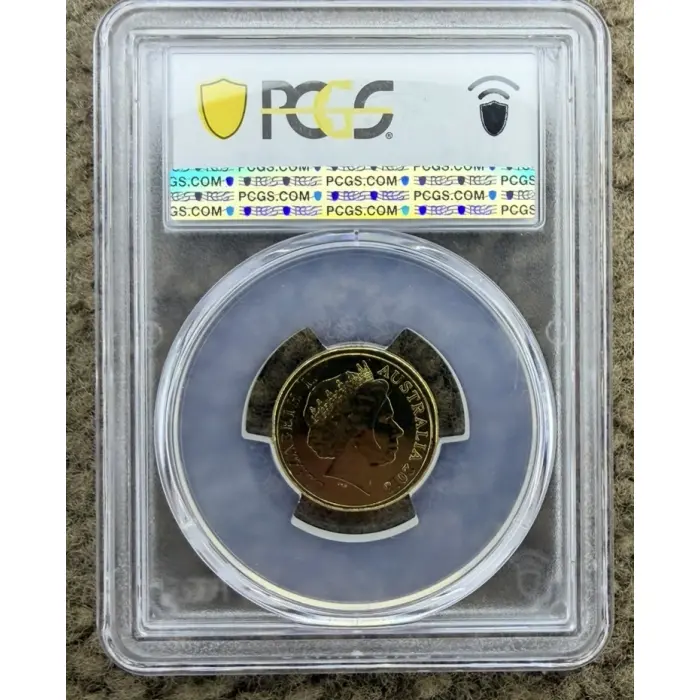 2013 $2 Coronation Coloured Coin PCGS MS64