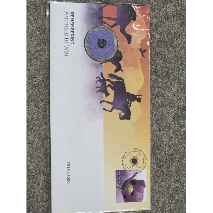 2020 PMC remembering animals in war "purple poppy"