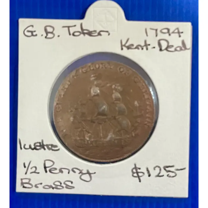 Great Britain – Kent Halfpenny Token – 1794
