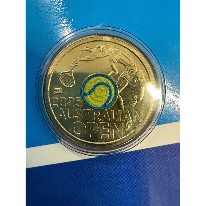 2025 AUSTRALIAN OPEN FLUORO YELLOW ENVELOPE PRIVY $2  – MEN'S & WOMEN'S PAIR