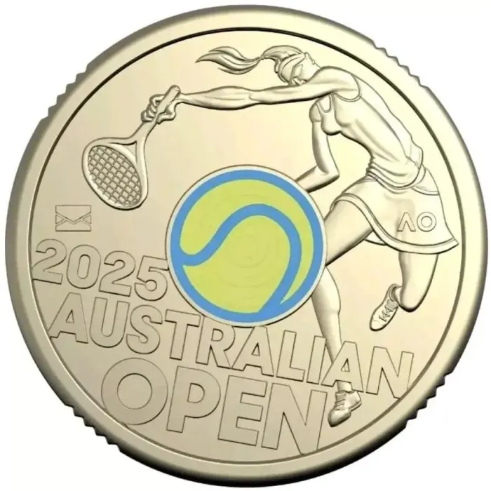 2025 AUSTRALIAN OPEN FLUORO YELLOW ENVELOPE PRIVY $2  – MEN'S & WOMEN'S PAIR