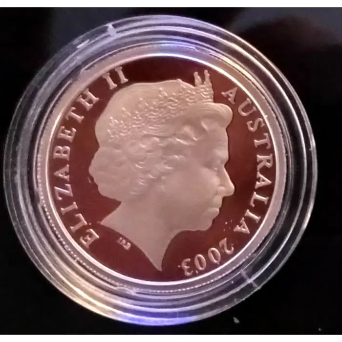 2003 10c Proof  Coin Australian Volunteers 