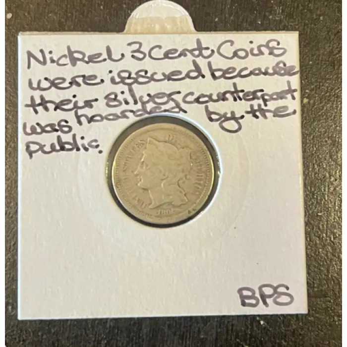 United States – 1866 Three-Cent Nickel
