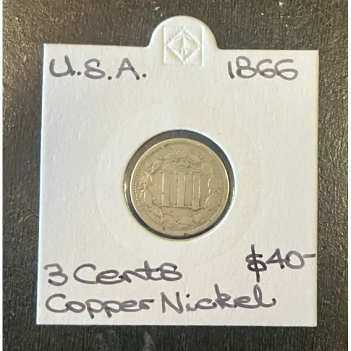 United States – 1866 Three-Cent Nickel
