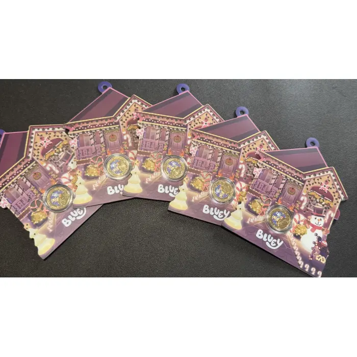 2025 $1 Christmas Bluey in card 