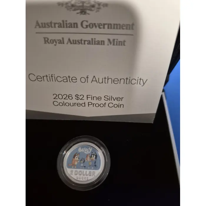 2026 $2 Bluey Silver Proof 