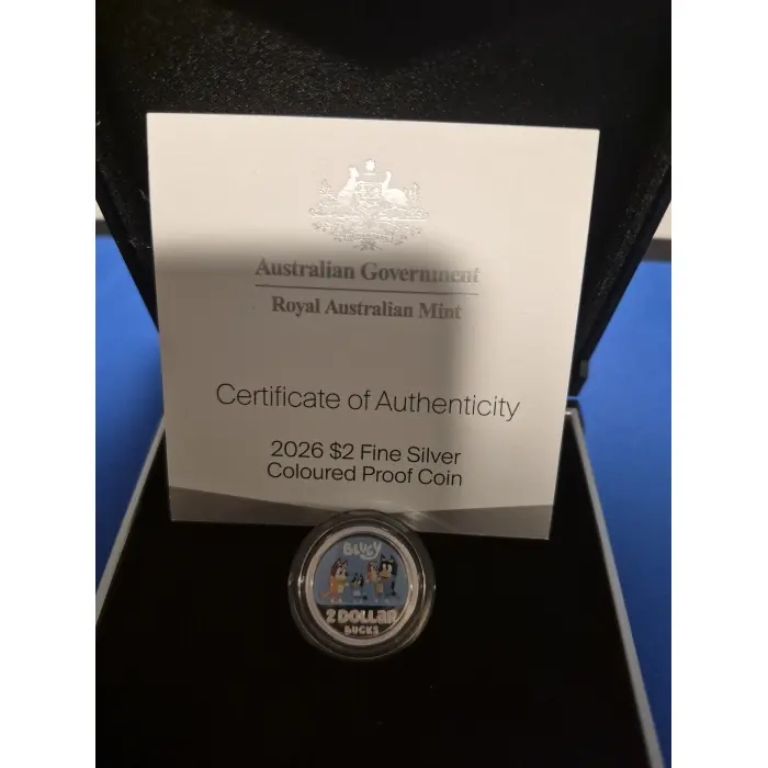 2026 $2 Bluey Silver Proof 