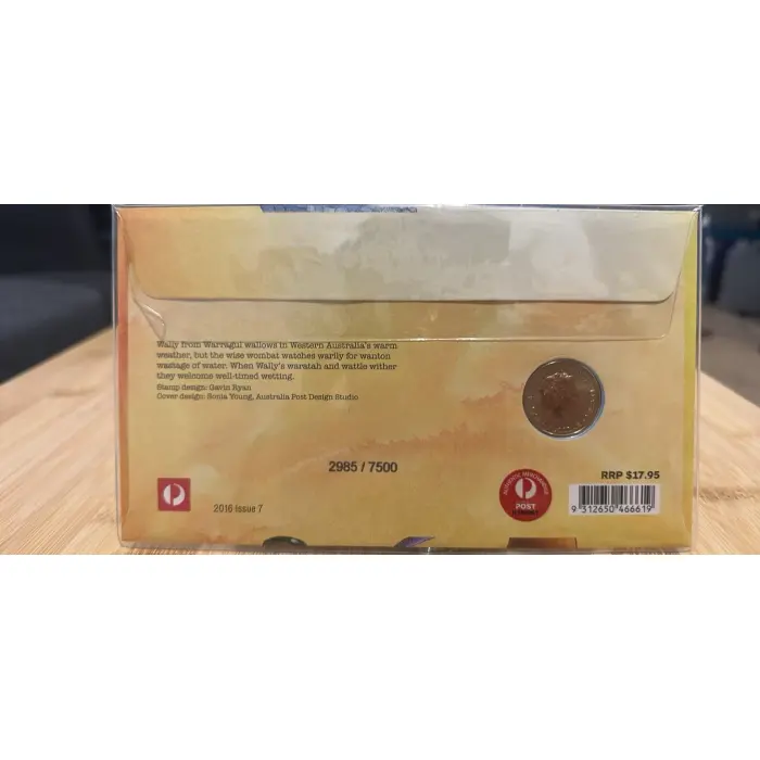 2016 $1 PNC Fair Dinkium Aussie alphabet - Wombat