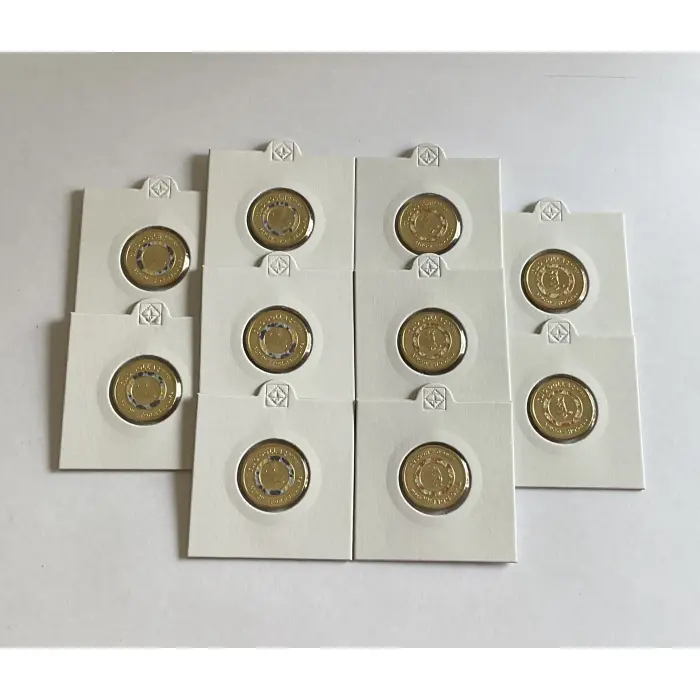 2026 Bluey $2 UNC COLOURED TILL COINS (5 BLUEY & 5 BINGO)
