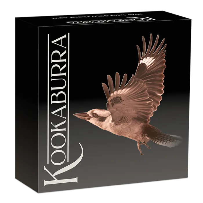 2026 Australian Kookaburra 1/4oz Gold Proof Perth Mint Presentation Case & COA