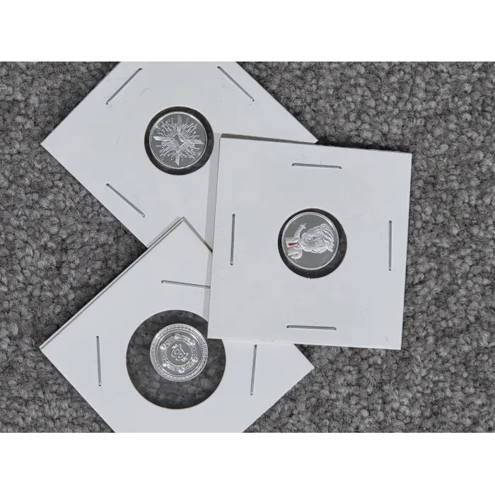 Trump and his crypto 3 x 1gram fractional silver rounds