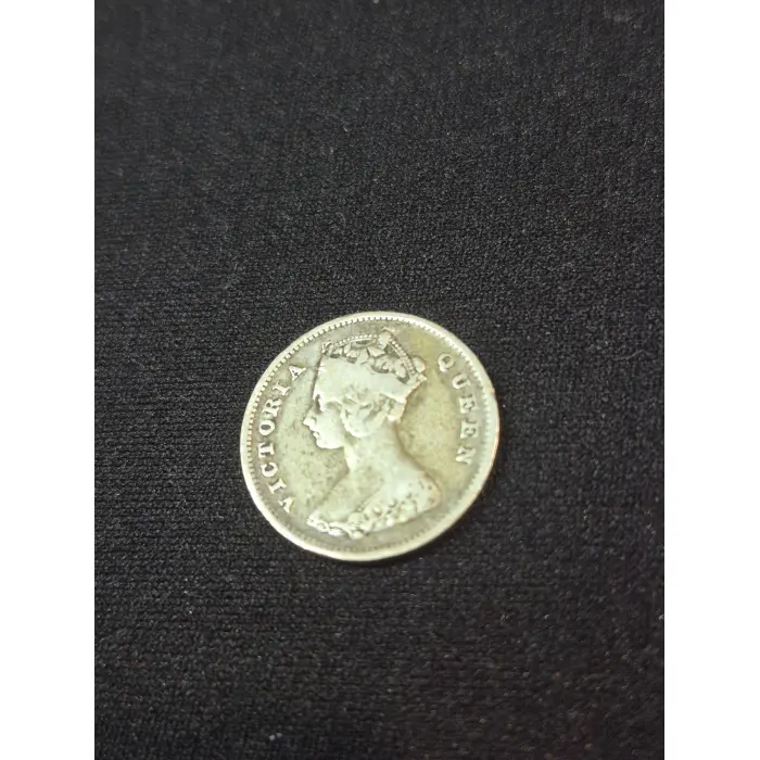 ​1897 Hong Kong 10 Cents Silver Coin – Queen Victoria
