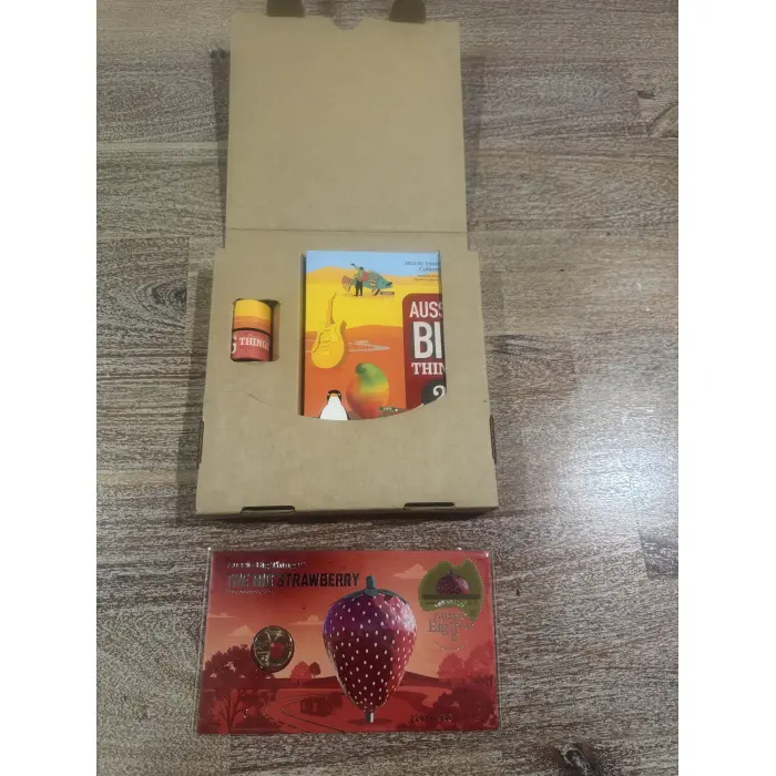 2025 THE BIG STRAWBERRY PNC +AUSSIE BIG THINGS 2 - 12 COIN FOLDER SET