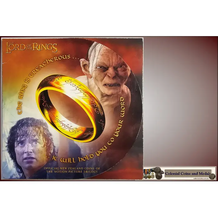 NZ. 2003 - 50c Load of the Ring 6 Coins Set 'The light versus Dark Character'