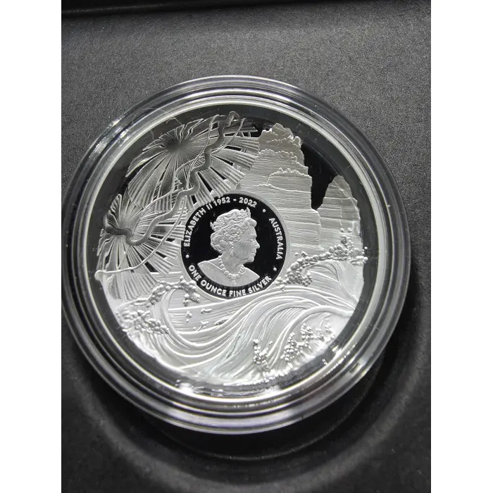 2023 Beauty, Rich and Rare - Twelve Apostles Curved Colour $5 Silver Proof Coin