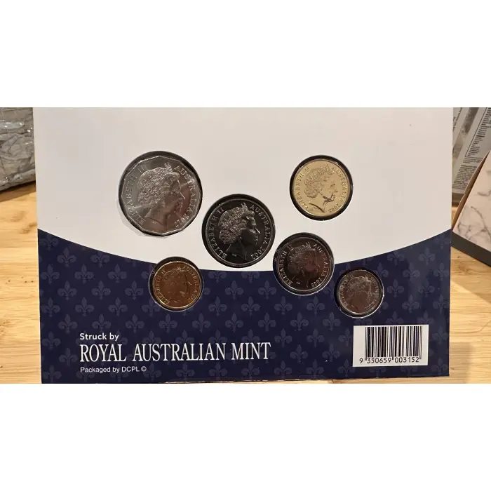 QUEEN ELIZABETH II RANK-BROADLEY PORTRAIT 6 COIN SETQUEEN
