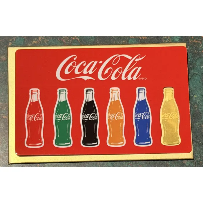 Coca-Cola® 1/1000 oz Gold Shaped Bottle in Card 