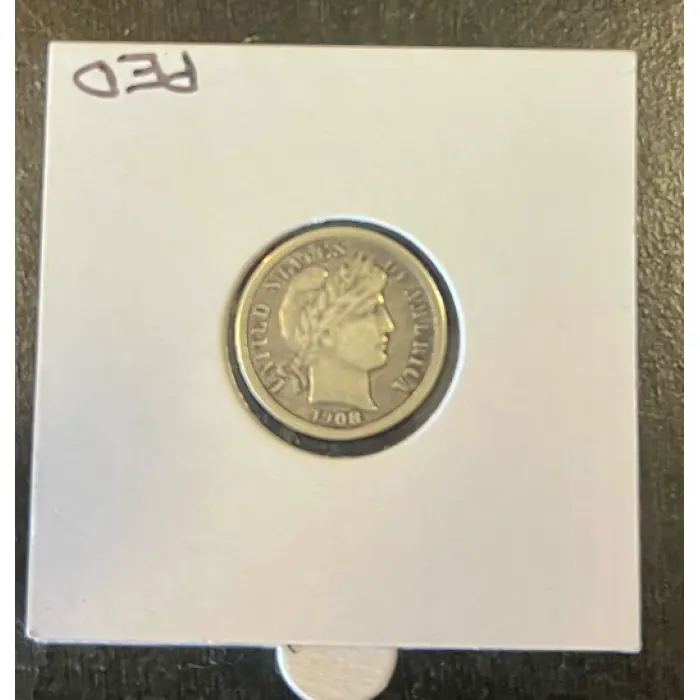 United States – 1908-D Barber Dime