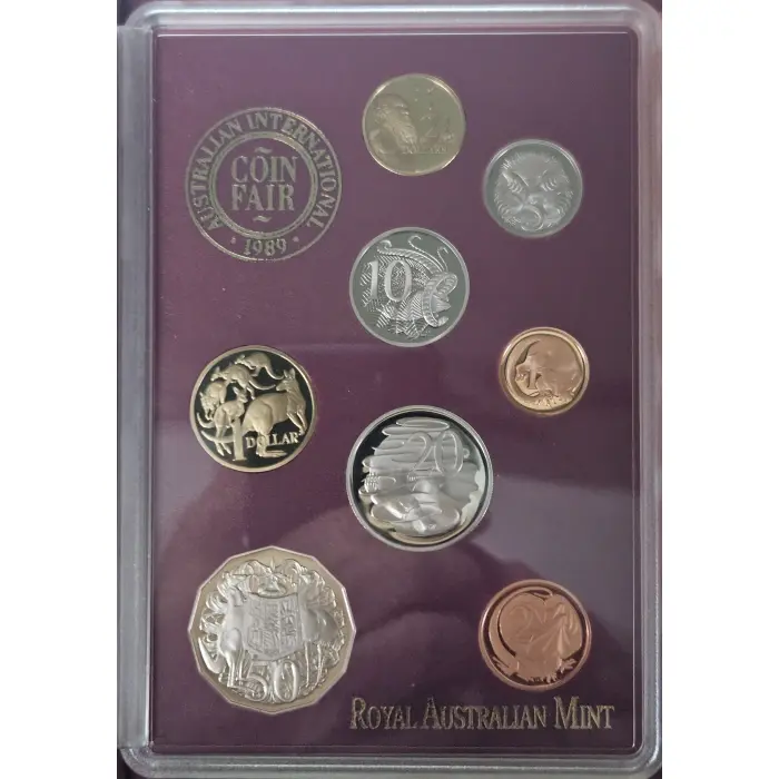 1989 Australian Coin Fair Proof Set – Scarce Coin Fair Issue 