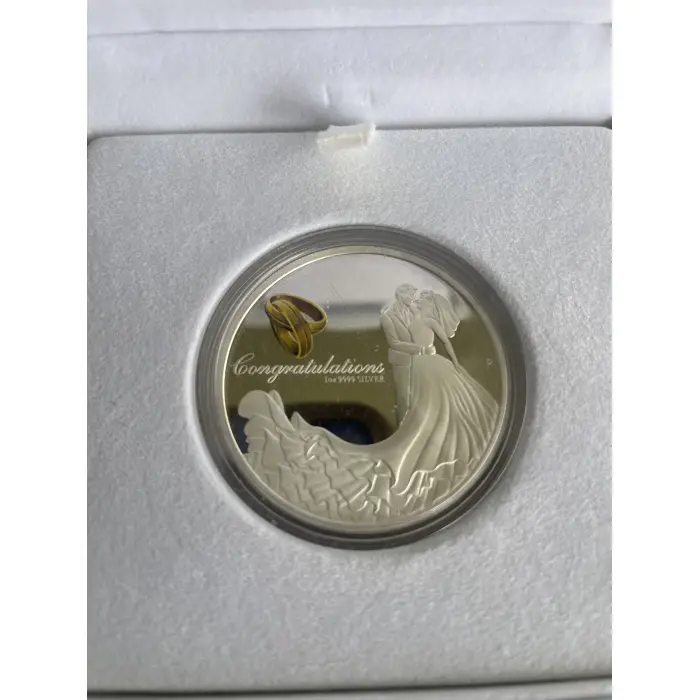 One Love Silver Proof  1oz Coin, beautifully boxed. 