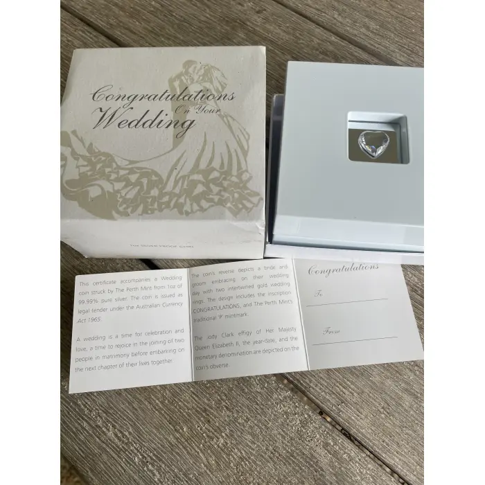 One Love Silver Proof  1oz Coin, beautifully boxed. 