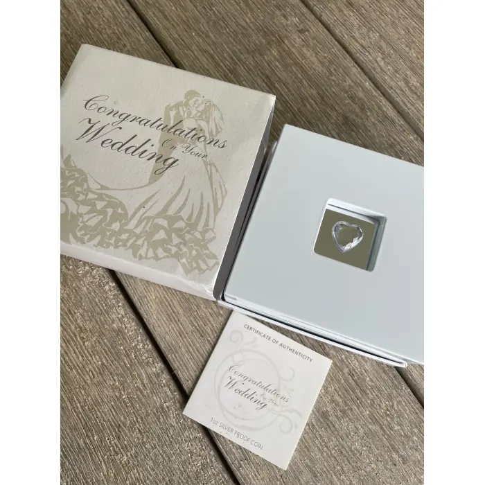 One Love Silver Proof  1oz Coin, beautifully boxed. 
