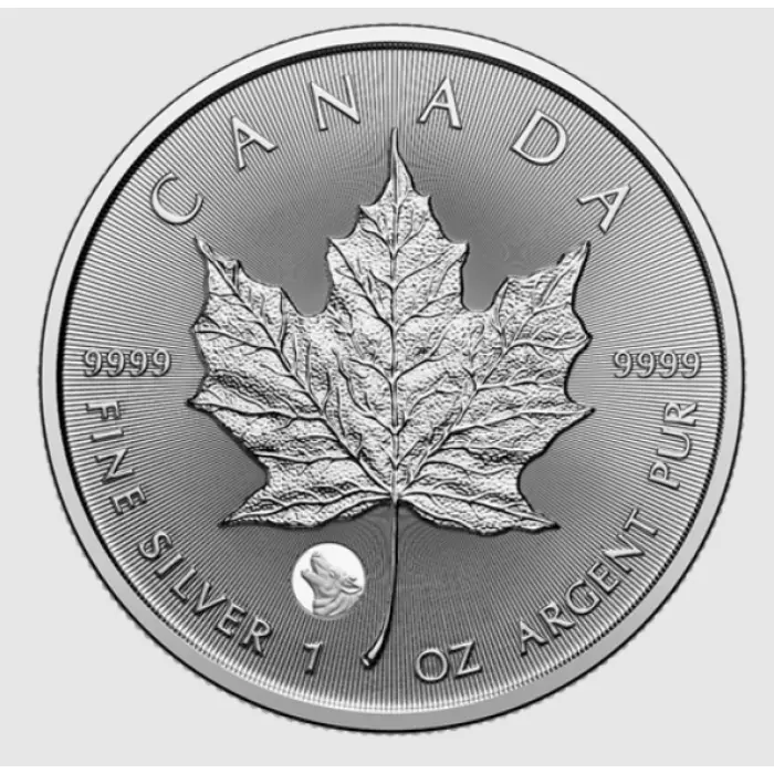 2026 Treasured Maple Leaf Wolf Privy Mark 1oz Silver Bullion 5 RCM