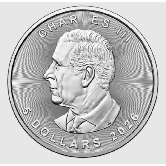 2026 Treasured Maple Leaf Wolf Privy Mark 1oz Silver Bullion 5 RCM