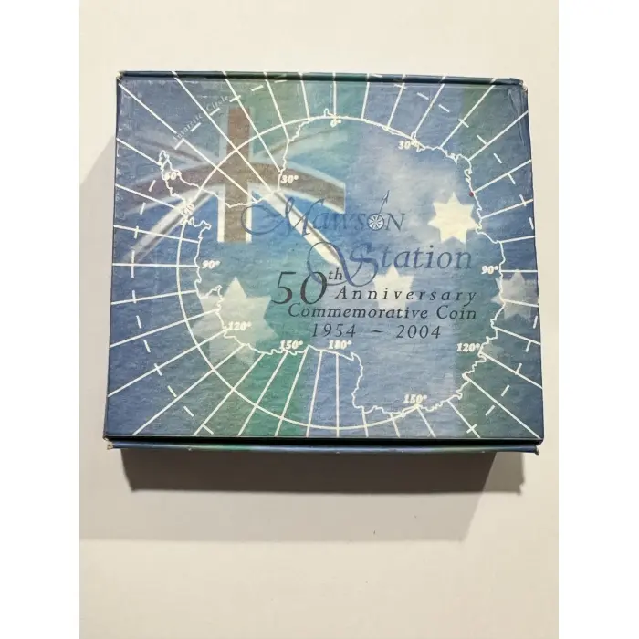 2004 Mawson Station Australian Antarctic 1oz silver proof