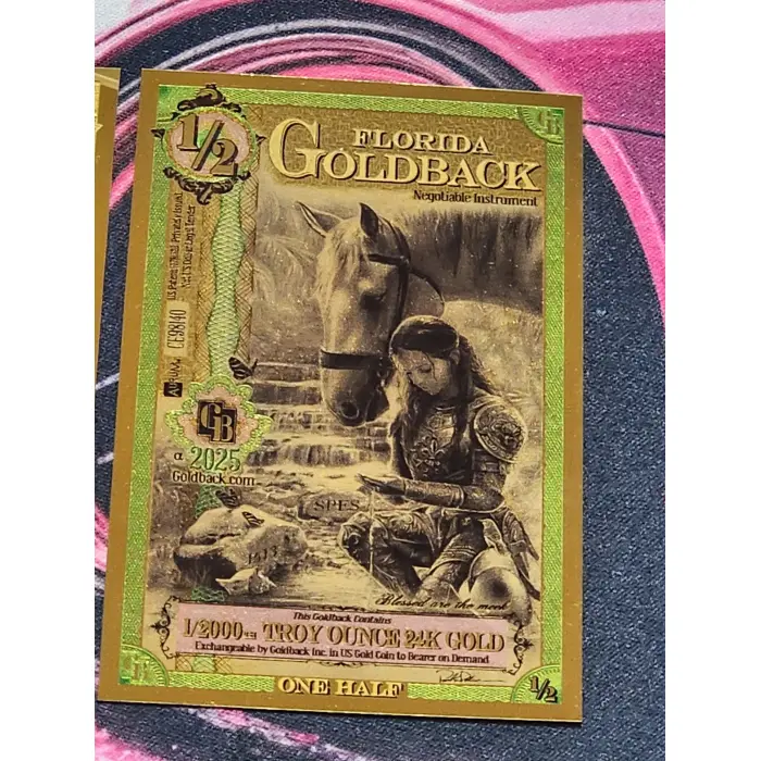 1/2 Florida goldback
