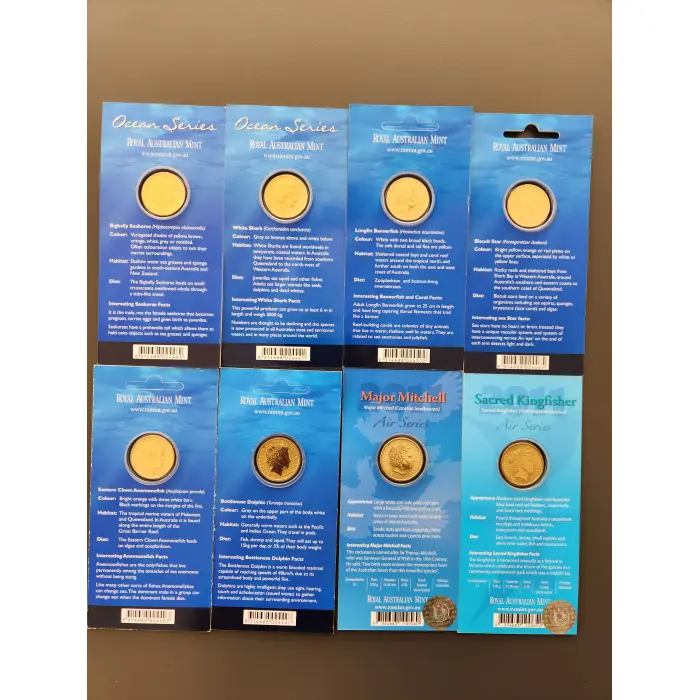 Ocean Series and Air Series $1 Coins