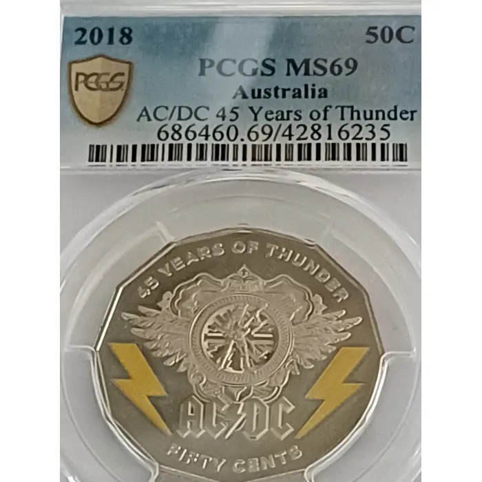 2018 ACDA 50C  pcgs ms69