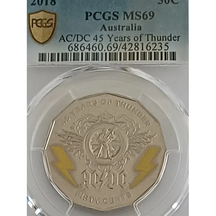 2018 ACDA 50C  pcgs ms69