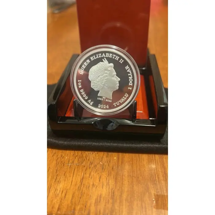 2024 Blue Bottle  Silver Proof $1 Coin