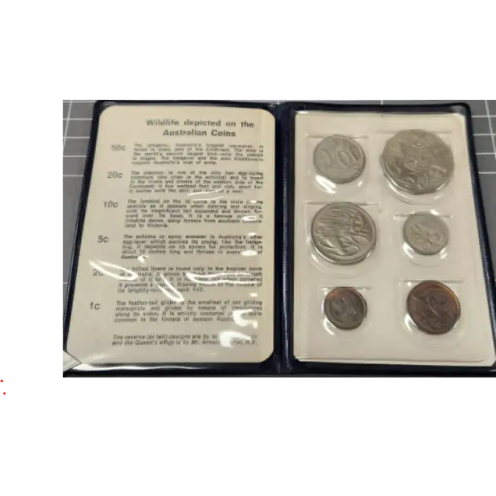 Australia 1969 UNC Mint Set In Blue Folder