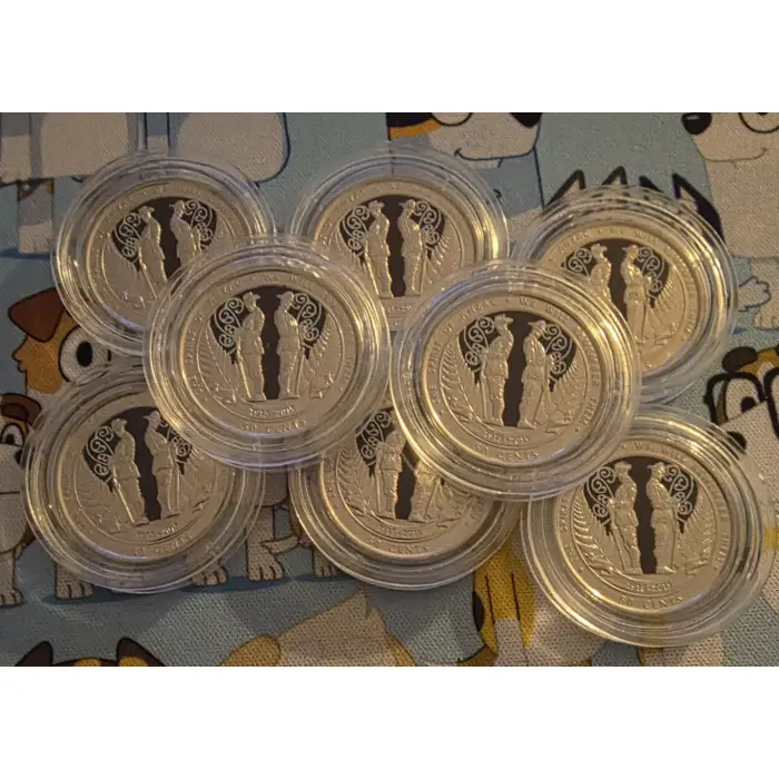 2015 New Zealand 50c Spirit of ANZAC – Uncirculated Coins