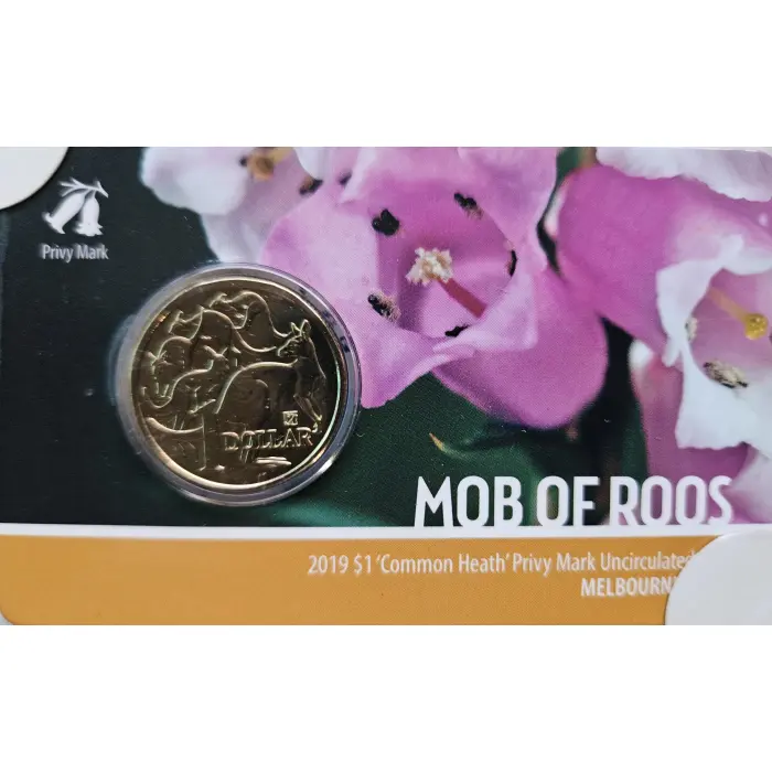 2019 ANDA Money Expo Complete Privy Mark Set – Four Coins in Maroon Folder