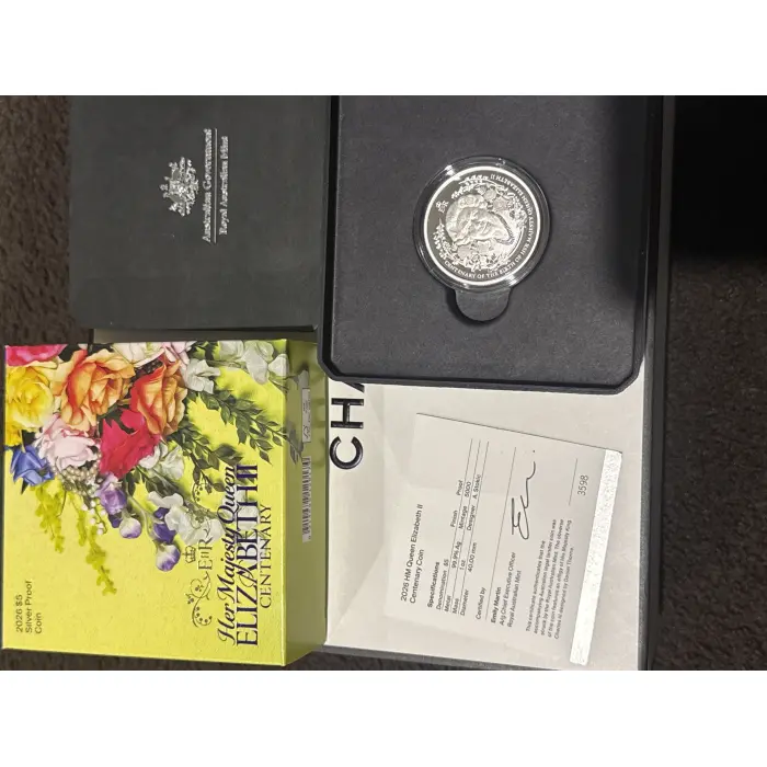 $5 Silver Proof coin Her Majesty 2026