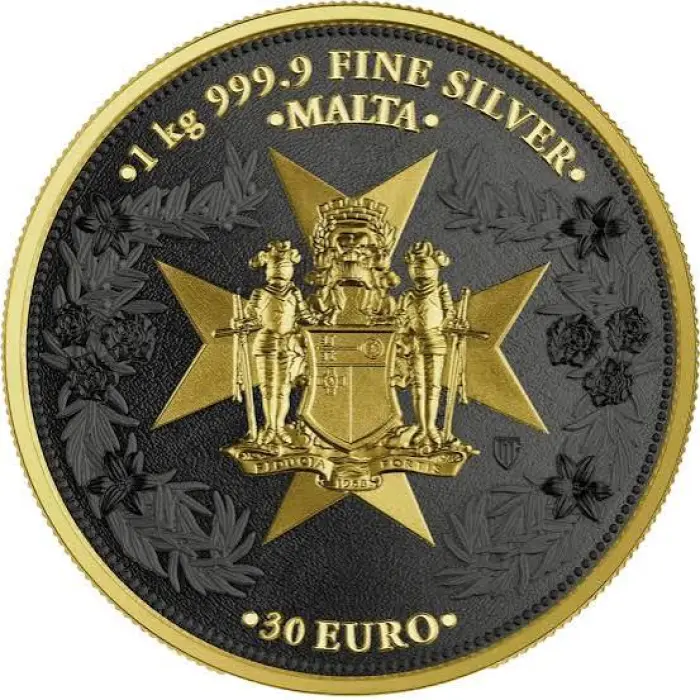 2025 Malta Golden Eagle 30 Euro 1 Kilo Silver BU – Limited Edition