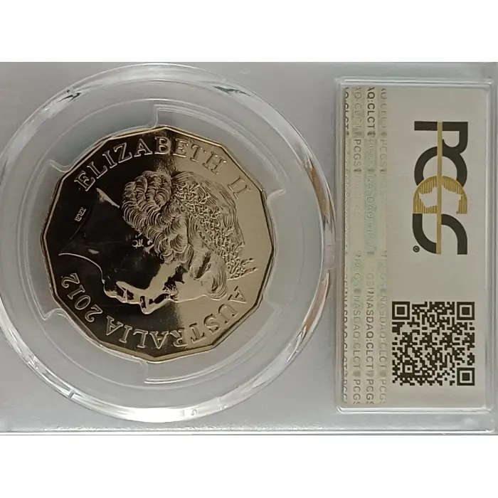 2012   HYPERMETALLIC  coloured c.o.a  PCGS ms68 
