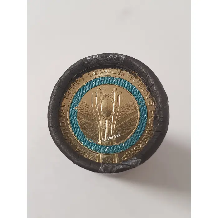 Women's Blue NRLW Premiership 25 Coin Cotton Co Roll 2024 NRL