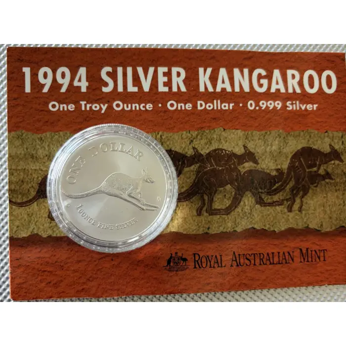 1994 Silver Kangaroo 0.999 1 ounce silver