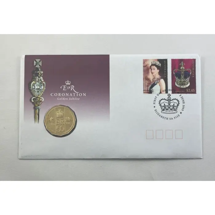 2003 GOLDEN JUBILEE OF THE CORONATION OF QUEEN ELIZABETH II PNC 